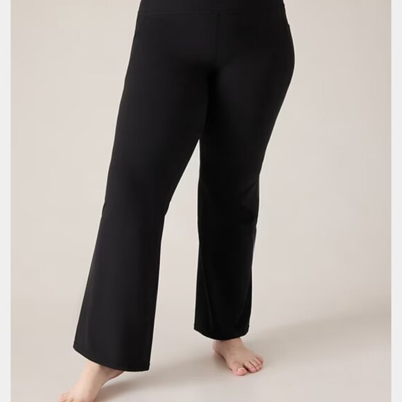 NWT Athleta Salutation Stash High Rise Flare Pant Ribbed - Picture 1 of 5